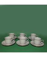 Lynns 12 pcs Fine China Demitasse Espresso Cup with Saucer Set Service f... - $29.05