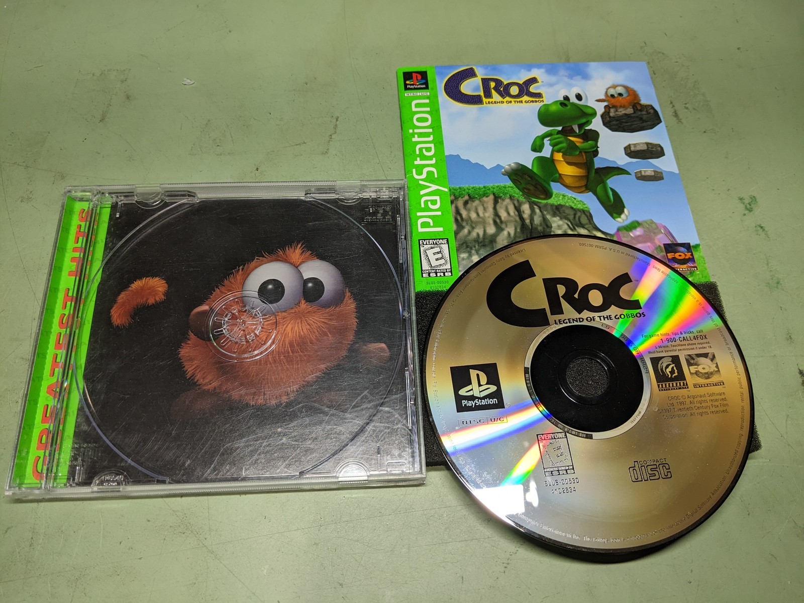 Croc [Greatest Hits] Sony PlayStation 1 Complete in Box - $10.35