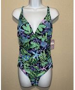 Stella Parker Swimsuit  Padded bra sz L NEW - $1,432.08 MXN