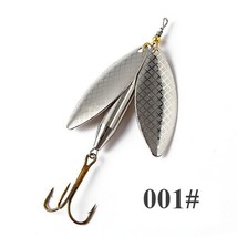 Double spinner long cast coloful bait fishing lures pesca spinner pike sequin paillette thumb200