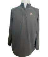 adidas Black 1/4 Zip Long Sleeve Pullover Size M - €24,28 EUR