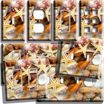 Seashells Starfish On The Beach Light Switch Outlet Wall Plates Oc EAN Home Decor - £8.98 GBP+