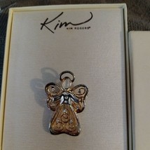 Vintage Angel Rhinestones Pin by KIM Rogers designer in original box - £4.41 GBP