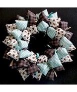 Hedgehog Heaven Cute Exotic Animal Fabric Wreath Door or Wall Decor - $48.95