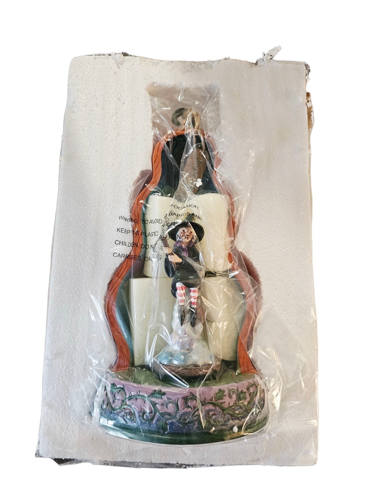 Jim Shore Heartwood Creek Halloween figurine "Witching You a Happy Halloween".  Item image 3