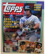 Jose Canseco Signed Autographed Complete &quot;Topps&quot; Magazine - €43,11 EUR
