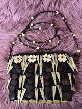 Fringe Cross Body Handbag Handmade - $52.56