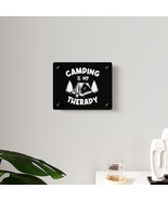 Acrylic Art Panel - Camping Is My Therapy Design - Indoor Wall Art - 7 S... - £34.88 GBP+