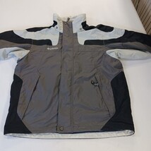 Columbia XM7871 Core Interchange Nylon Jacket Men's Gray Full Zip Size Medium  image 14