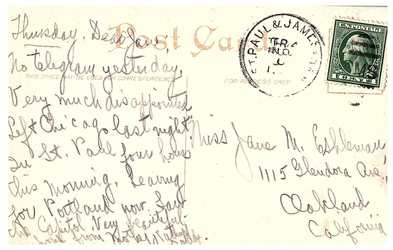 State Capitol St Paul Minnesota c1915 Postcard Item image 2