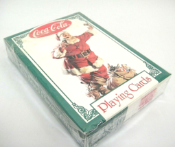 Coca Cola Santa Playing Cards 1994 Factory Sealed #334 - £3.68 GBP