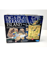 Dig and Play Treasure Island Game and Buried Treasure Play Set 4M NEW Op... - £11.82 GBP