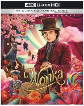 Wonka 4K Uhd Blu-ray New Free Shipping. With Slipcase - £18.70 GBP