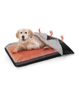 Pecute Large Dog/Cat Self Warming Dog Bed With Blanket Gray 22x35 Plush - £19.56 GBP