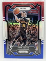 2023-24 Panini Prizm Trae Young Red White and Blue Prizm #3 - $1.89