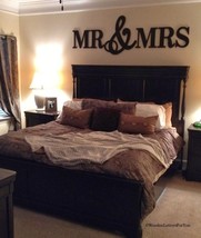 MR & MRS Wood Letters, Wall Décor-Painted Wood Letters, Wall Letters- Queen Size - £63.75 GBP