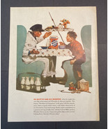 Print Ad Wheaties Milkman Tells Fishing Story Boy Pole 1945 Ephemera 10&quot;... - £13.03 GBP