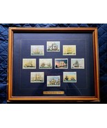 1989 Player’s Cigarettes Card Collection of 1936 Old Naval Prints Framed - $876.82 MXN