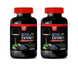 blood sugar food - WINE EXTRACT - antioxidant vitamin c 2B 120CAPS - $26.14