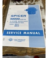 SPICER R8000 3 SPEED TRANSMISSION SERVICE MANUAL DANA - $32.29