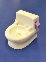 Fisher Price Loving Family Dream Dollhouse Grand Mansion REPLACEMENT toilet - $8.86