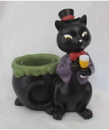 Yankee Candle Votive Tea Light Holder V/H TL/H SOPHIA SIR Black CAT with... - $83.24 CAD