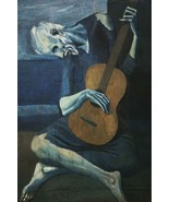 The Old Guitarist (1903-1904) by Pablo Picasso Masterpiece Reproduction  - £19.78 GBP+