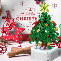 Christmas Tree Music Box Building Block Assembly Toy - $16.36