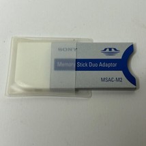 Genuine Sony MSAC-M2 Memory Stick Duo Adapter and case for Sony Photo Ca... - $14.13