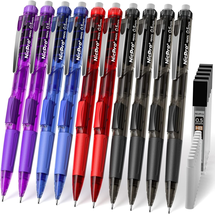 Nicpro 25PCS 0.5 Mm Art Mechanical Pencil Bulk Set, 10PCS Rotate-Erase &amp; Fast Cl - £14.41 GBP