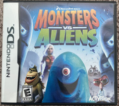 MONSTERS VS ALIENS kids game complete in case w/ manual - Nintendo DS or 3DS - £7.92 GBP