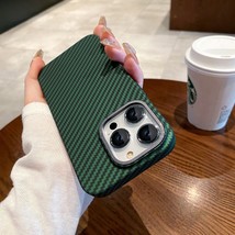 Apple Iphone 12, 13, 14, 15 Carbon fiber drop resistant case for all models - $263.23 MXN