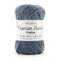 Premier Yarns Home Cotton Yarn - Solid-Denim - £9.48 GBP