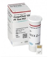 Roche Coaguchek XS PT Test 6/Box & 1 Code Chip - Exp. 11/2025, New & Sealed - $59.95