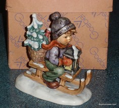 &quot;Ride Into Christmas&quot; Holiday Hummel Figurine #396/I TMK5 With Original Box! - £263.61 GBP