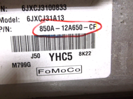 08-09 MAZDA CX-9  AWD / ENGINE COMPUTER/ECU image 2