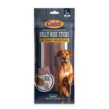 Cadet Bully Hide Sticks All-Natural Dog Chews Small Stick, 1ea/2 ct - £8.66 GBP
