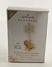Hallmark Keepsake Christmas Ornament Disney Winnie the Pooh Twinkly Snowflake - £15.73 GBP