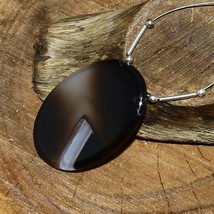 Shaded Onyx Smooth Oval Pendant Briolette Natural Loose Gemstone Making ... - £2.46 GBP