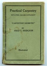 Practical Carpentry with Steel Square Supplement Fred T Hodgson 1929 - £21.80 GBP