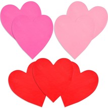 48Pcs Heart Shaped Paper Napkins Set For Valentine&#39;S Day - Romantic Tabl... - $25.99