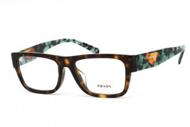 PRADA PR15YVF 23B1O1 Tortoise 56mm Eyeglasses New Authentic - £107.64 GBP