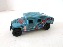 Maisto Diecast Humvee Amazing Spiderman Blue 1/40  H8 - $9.45