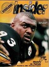 Dec 6 1998 New England @ Pittsburgh Steelers Program Jerome Bettis Drew Bledsoe - $19.79