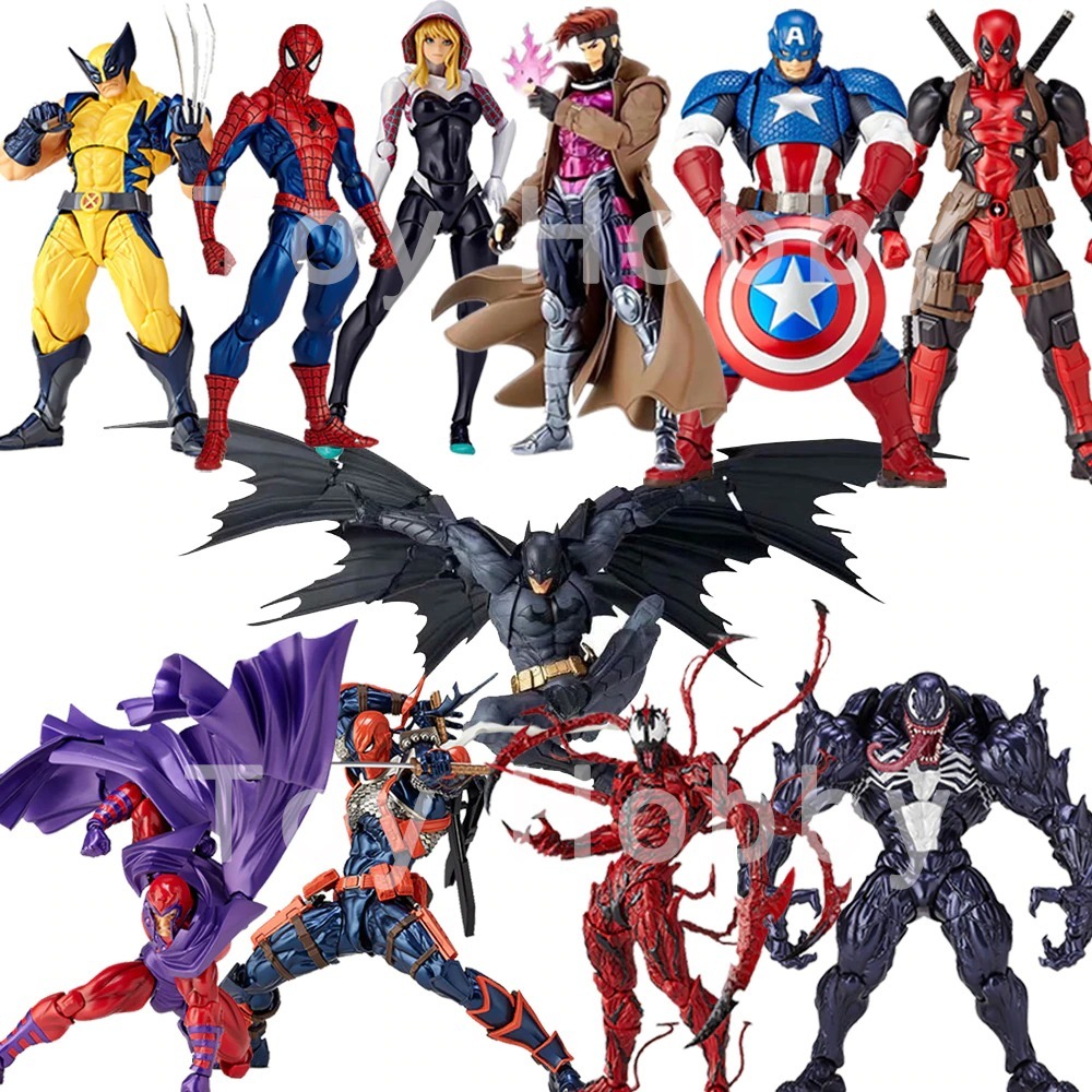 Marvel Figure Deadpool Venom Wolverine Spiderman Action Figurine Toy Doll Gift - £27.96 GBP