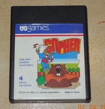 Gopher (Atari 2600, 1982) Us Games Rare Vhtf - £36.85 GBP