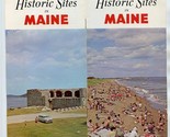 State Parks and Historic Sites of Maine Booklet 1960 - £14.02 GBP