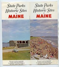 State Parks and Historic Sites of Maine Booklet 1960 - £14.01 GBP