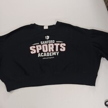 Augusta Sandford Sports Academy Volleyball Women’s 2XL Black Cropped Sweatshirt image 15