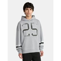 No Boundaries Men's Varsity Long Sleeves Hoodie Gravel 3XL - $23.75